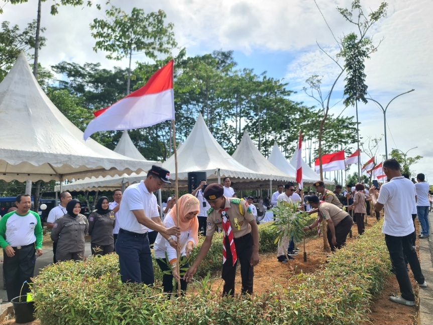 Sambut Hut Ri Ke Forkopimda Tanah Bumbu Kibarkan Bendera