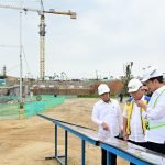 Tinjau Pembangunan Istana Presiden di IKN, Presiden: Masih Sesuai Target