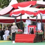 Wabup Muh Rusli Pimpin Upacara Penurunan Bendera HUT RI Ke-79