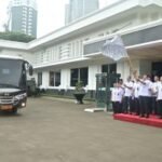 Sekjen Kemhan Lepas Mudik Lebaran Pegawai Kemhan RI 2025