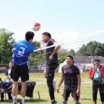 Taklukkan Bali Dua Set, Tim Bola Sundul Kalsel Awali FORNAS VIII dengan Kemenangan Meyakinkan