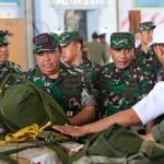 Kemhan Pimpin Apel Kesiapan Satgas Garuda Merah Putih II untuk Salurkan Bantuan ke Gaza