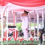 Bupati Andi Rudi Latif Inspektur Upacara HUT ke-80 RI di Tanah Bumbu