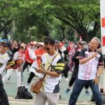 Ribuan Warga Tapin Meriahkan Senam Ceria dan Kampanye Gema Cermat HUT ke-80 RI