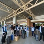 Puluhan Kontingen PORNAS KORPRI Kalsel Tiba Di Palembang, Targetkan Prestasi Gemilang