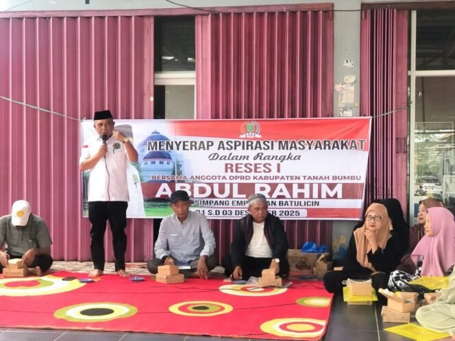 Abdul Rahim Serap Aspirasi Warga Segumbang, Masalah PJU hingga Transportasi Pulau Sewangi Mengemuka