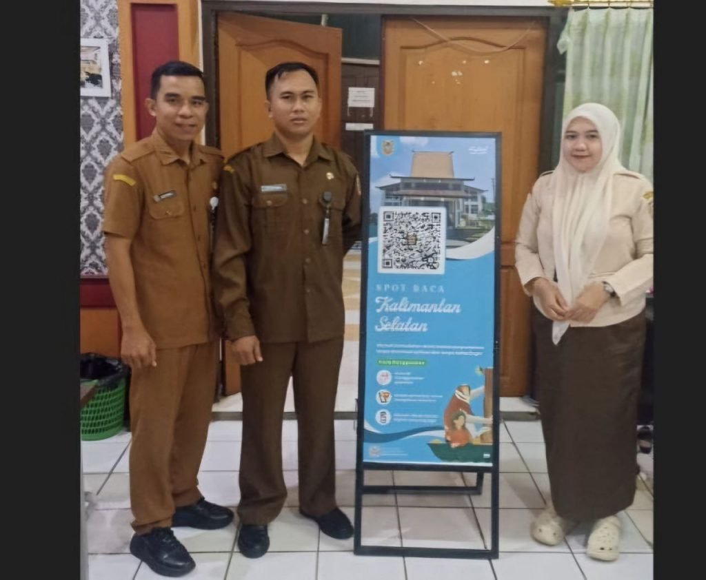 Modernisasi Literasi, Dispersip Kalsel Hadirkan Spot Baca Digital di 10 Titik Strategis