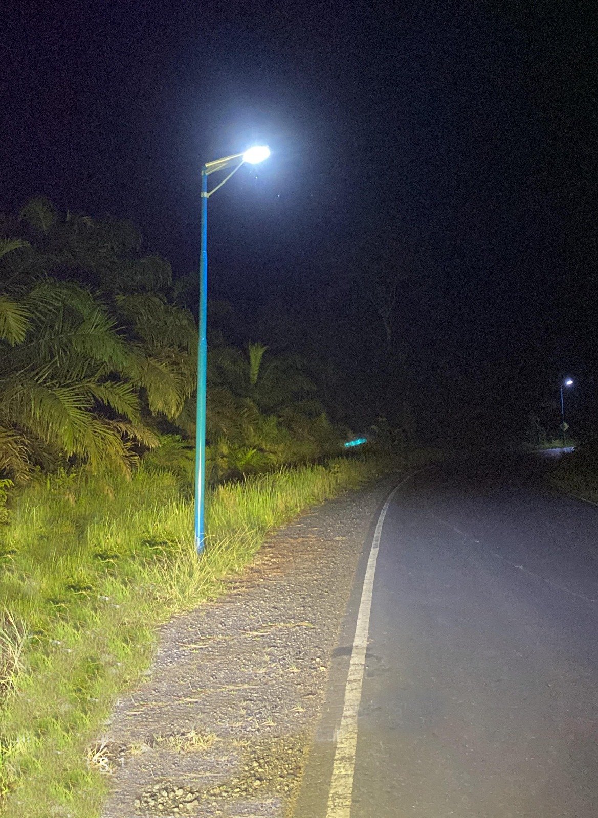 Komitmen Bupati Tanah Bumbu, Alat Penerangan Terpasang di Jalan Bypass Batulicin-Banjarbaru