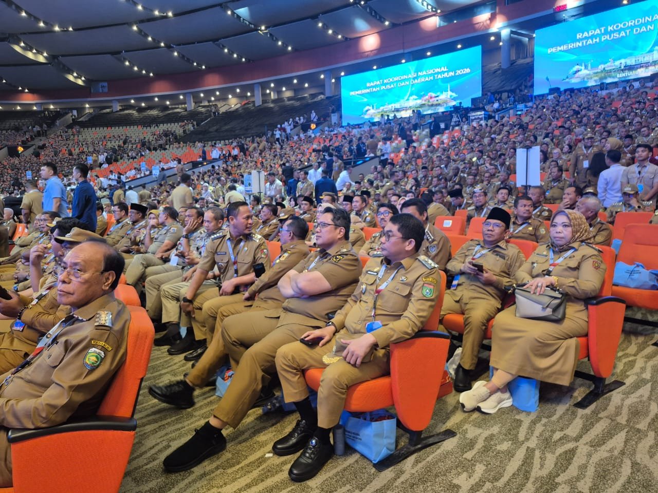 Bupati Tanah Bumbu Ikuti Rakornas 2026 Pemerintah Pusat dan Daerah