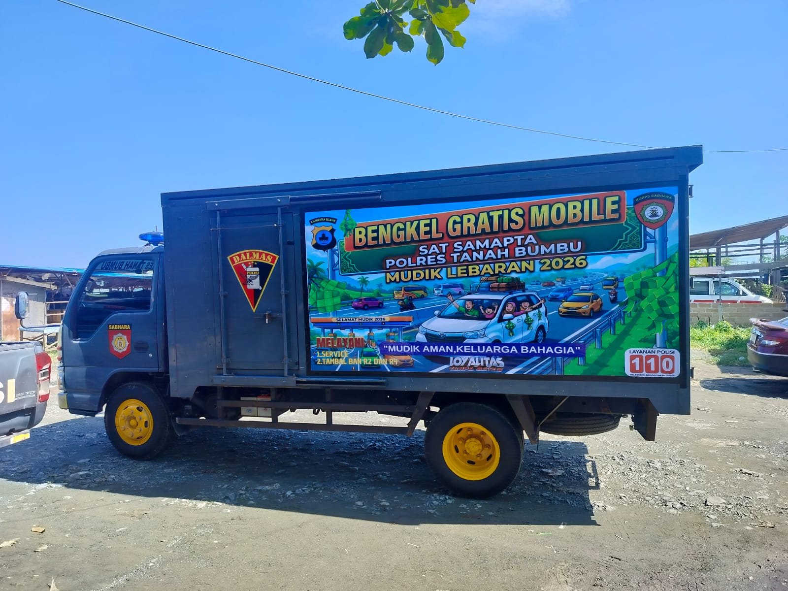 Polres Tanah Bumbu Hadirkan Bengkel Gratis Mobile dan Towing untuk Pemudik Lebaran 2026