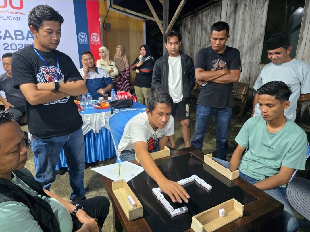 ORADO Tanah Bumbu Gelar Kejurcab Domino, Siapkan Atlet Hadapi Kejurprov