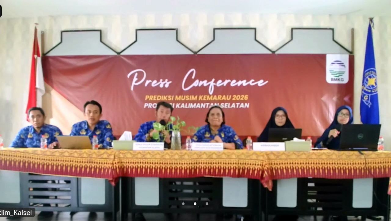 BMKG Kalsel: Musim Kemarau 2026 Datang Lebih Awal dan Cenderung Lebih Kering