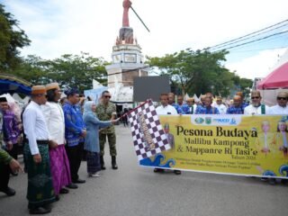 Karnaval Mallibu Kampong Semarakkan Pesona Budaya Mappanre Ri Tasi’e Tanah Bumbu