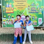 Arka dan Alby Juara 1 Pantomim FLS3N Tingkat Kecamatan Simpang Empat