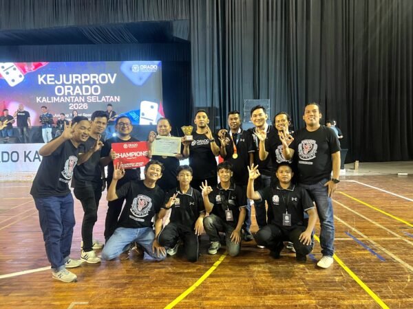 Tim ORADO Tanah Bumbu Juara Kejurprov Domino Kalsel, Tumbangkan Kabupaten Banjar 2-0