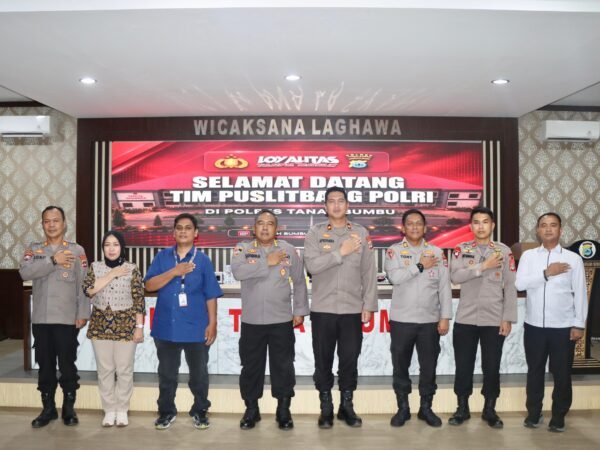 Puslitbang Mabes Polri Teliti Peran Polri dalam Penanganan Unjuk Rasa di Polres Tanah Bumbu