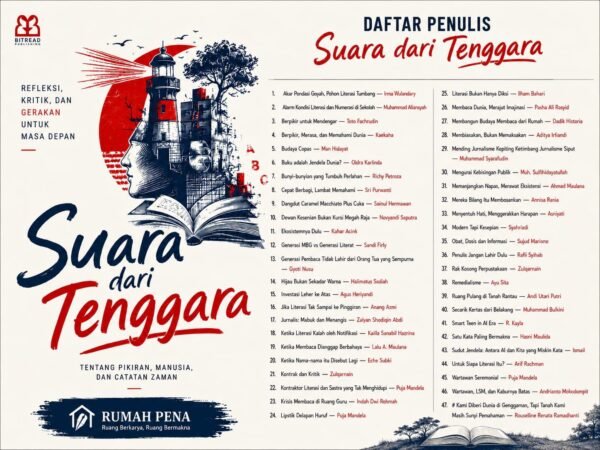Segera Rilis! Rumah Pena Umumkan 44 Penulis Buku “Suara dari Tenggara”