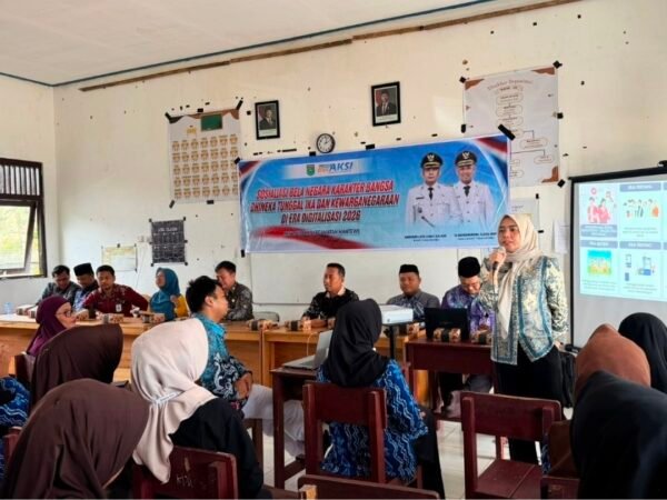 Pemkab Tanah Bumbu Sosialisasikan Bela Negara dan Literasi Digital di Mantewe