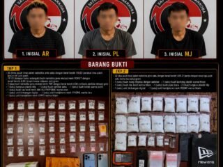 Wow! Satresnarkoba Polres Tanah Bumbu Ungkap Kasus Narkoba dengan Barang Bukti Hampir 2 Kg Sabu