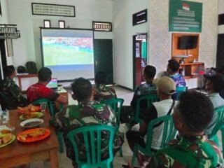 Kodim 1022/Tanah Bumbu Gelar Nobar Piala Dunia 2026 Bersama Masyarakat
