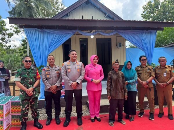 Hari Bhayangkara ke-80, Polres Tanah Bumbu Wujudkan Rumah Layak Huni untuk Petani di Mantewe