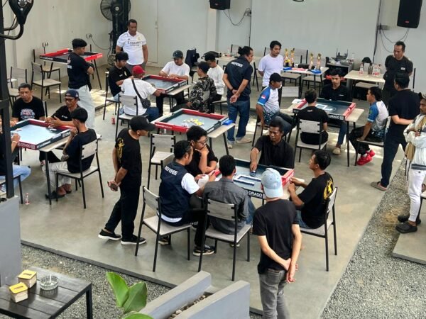 Meriah! Cozy Billiard & Cafe Gandeng ORADO Tanah Bumbu Gelar Turnamen Domino di Satui