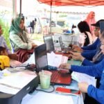 Aksi Sinergitas Merah Putih di Satui Disambut Antusias, Hadirkan Pelayanan Publik hingga Doorprize