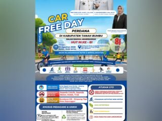 CFD Perdana Tanah Bumbu Digelar, Hadirkan Ruang Publik Sehat dan Ramah Masyarakat