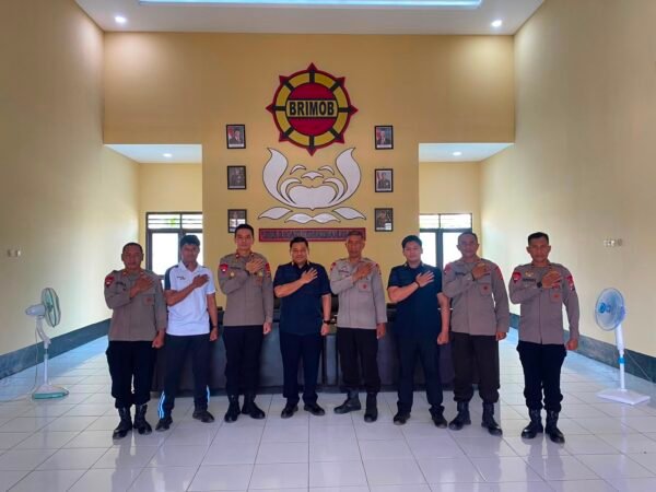Bangun Kolaborasi Pengamanan, Lapas Batulicin Sambangi Mako Brimob Tanah Bumbu