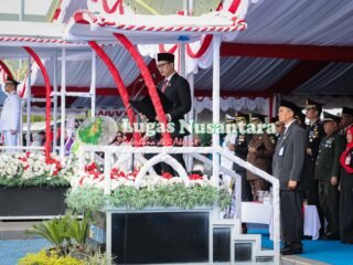 Ketua DPRD Tanah Bumbu Tampil Bacakan Naskah Proklamasi Pada Peringatan HUT ke-81 RI