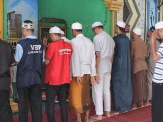 Giatkan Ibadah Warga Binaan, Lapas Batulicin Jadikan Salat Dhuha Bagian Pembinaan