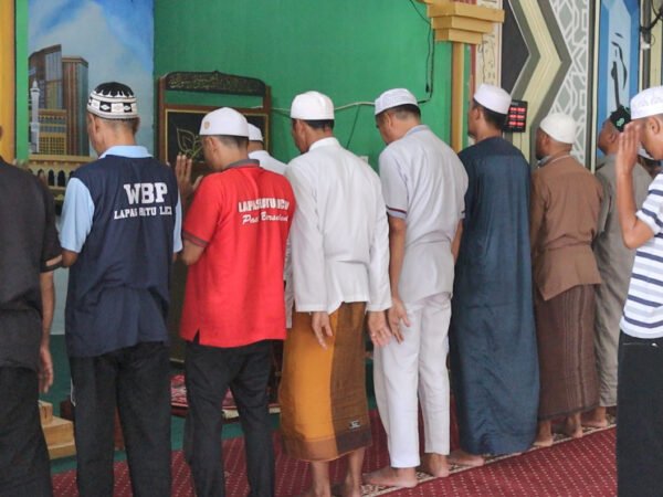 Giatkan Ibadah Warga Binaan, Lapas Batulicin Jadikan Salat Dhuha Bagian Pembinaan