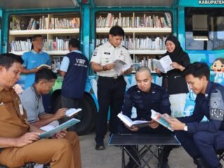 Buku Datang Menyapa, Perpustakaan Keliling Hadir di Lapas Batulicin