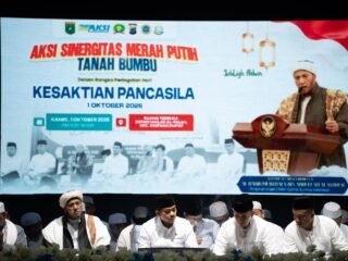 Tabligh Akbar Aksi Sinergitas Merah Putih Warnai Peringatan Hari Kesaktian Pancasila di Tanah Bumbu