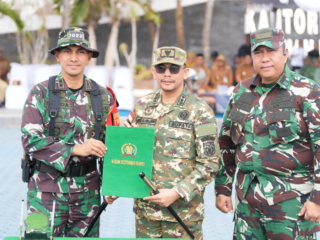 Bupati Tanah Bumbu Buka TMMD ke-130, Fokus Bangun Infrastruktur Desa Gunung Besar