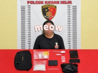 Perempuan 33 Tahun di Kusan Hilir Diamankan, Polisi Temukan Sabu 50,06 Gram