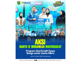 Bupati Tanah Bumbu Andi Rudi Latif Luncurkan Kredit Tanpa Bunga untuk UMKM