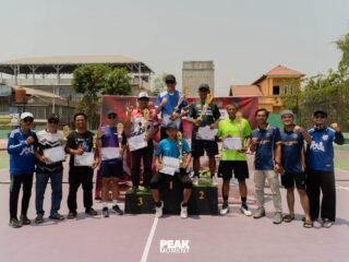 Ady-Nahrul Juara Ganda Putra Umum Turnamen Tenis Sumpah Pemuda JTC Tanah Bumbu-Rumah Pena