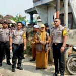 Kapolres Tanah Bumbu Tinjau Lokasi Kebakaran 16 Rumah, Polres Dirikan Tenda Pengungsian